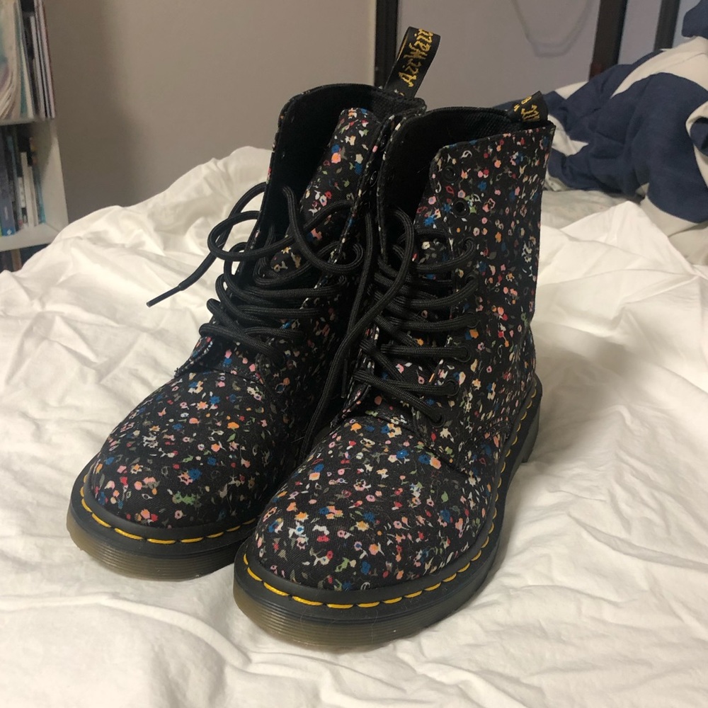 Floral Doc Martens